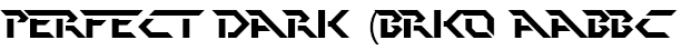 Perfect Dark Font